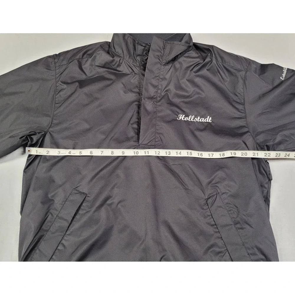North End Quarter Zip Pullover Long Sleeve Black Windbreaker Jacket Men's Size S - Picture 8 of 9